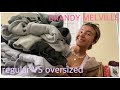 Brandy Melville christy hoodies COMPARED regular/oversized