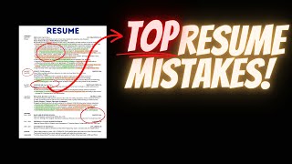 4 Resume Mistakes You MUST Avoid (with real examples)!