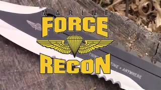 $20 Sawback Bowie Knife | Marine Force Recon