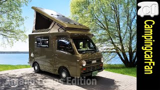 【アマホ ロゴスエディション：ダイレクトカーズ】詳細レビューと他車情報：ロゴスとのコラボによる特別仕様軽キャブコンキャンピングカー