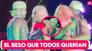 Con Beso y Entre Lágrimas, Así Reaccionó Karol G a la sorpresa de Feid. Así Celebraron Su Relación