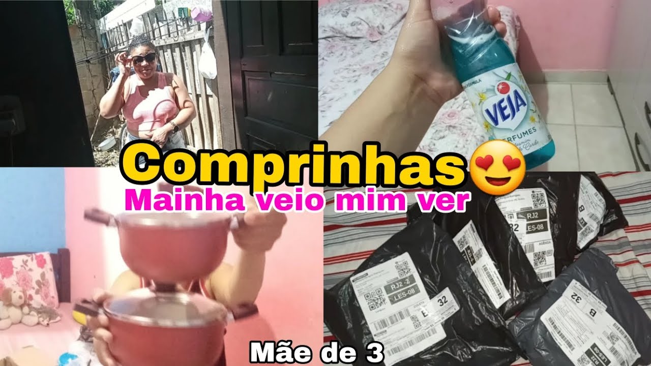 RECEBIDOS PAGO|| CHEGOU MUITA COISA DA SHOPPE 🛍️😊