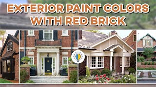 Exterior Paint Colors with Red Brick