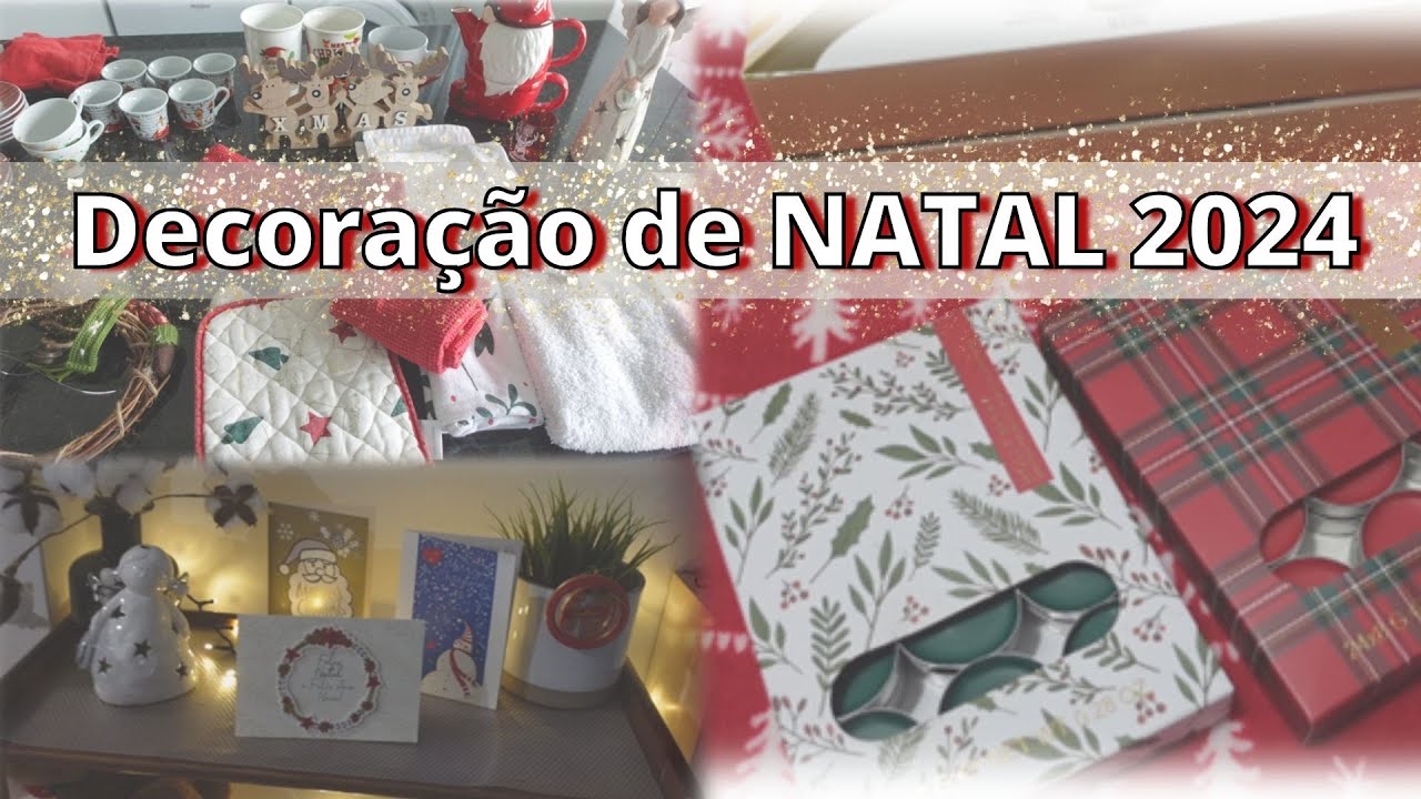 Decoração para o natal de 2024 | Compras de natal. Vou fazer  Vlogmas? Novidades na minha vida