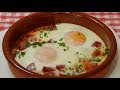 Receta fácil y rápida de huevos al plato a la Italiana