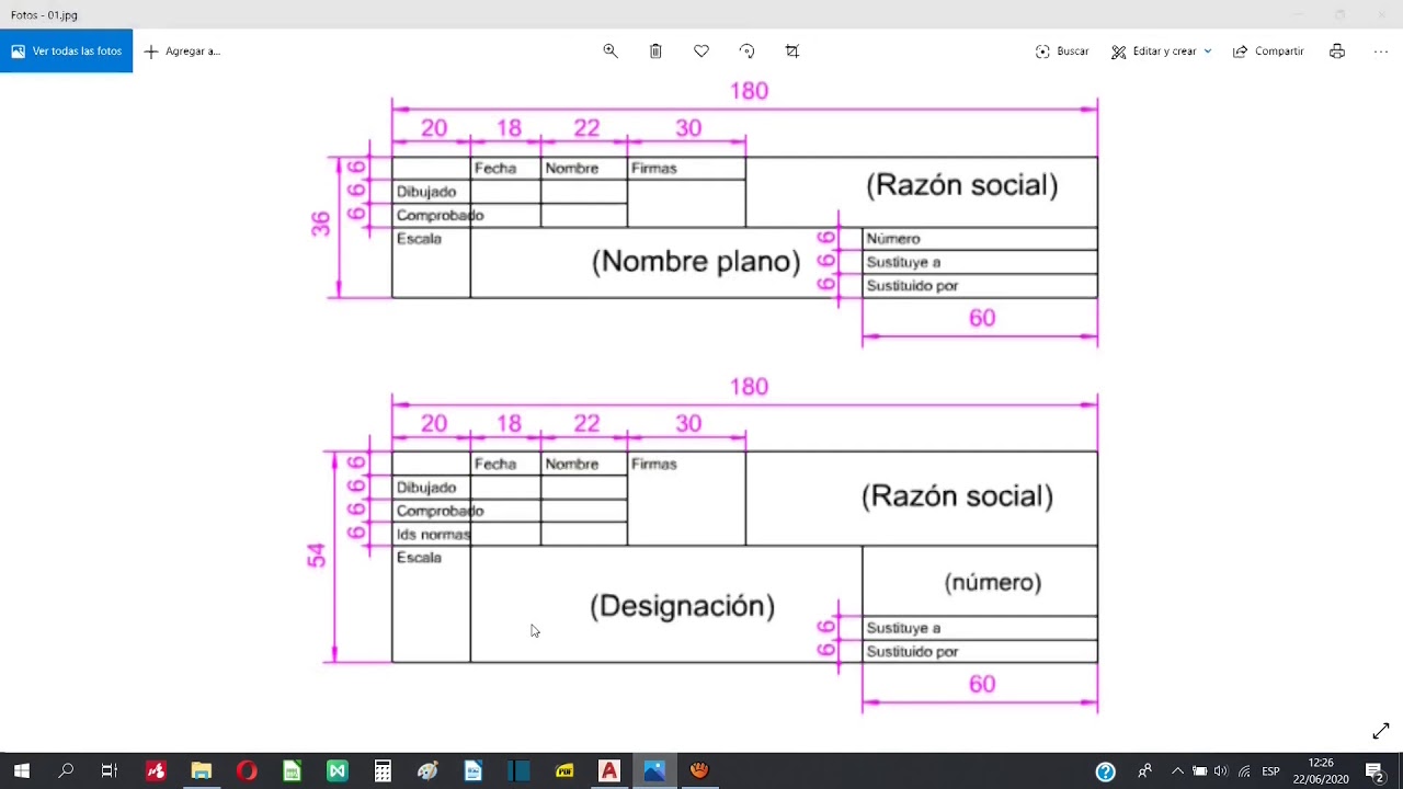 Haciendo Membrete para planos en AutoCAD 2020 - YouTube