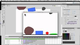 Flash Tutorial - Animate things falling to the ground Part 1