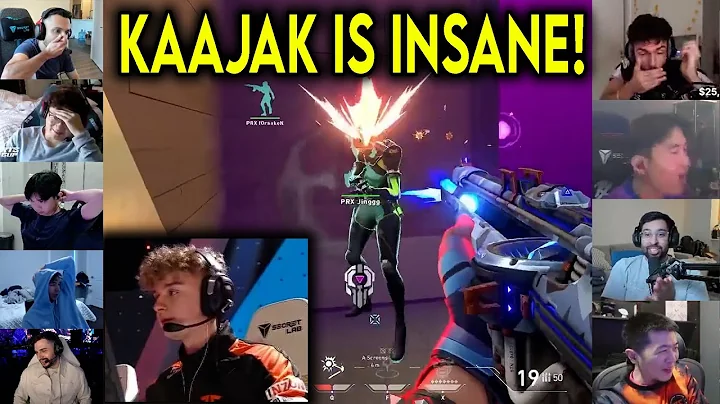 Valorant Streamers Reacts To FNC Kaajak Insane 3k Against PRX In EWC 2025