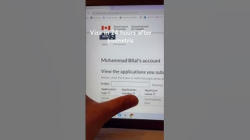Canada visa in 24 hours after biometric #sds#canadavisa #canadaimmigration #viral #trending