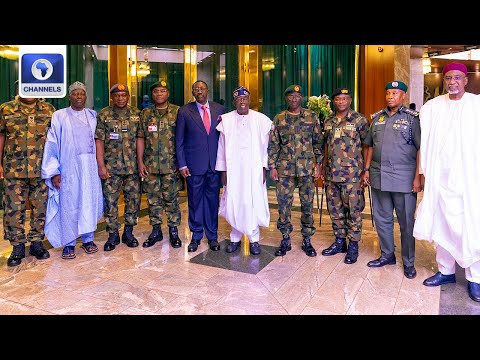President Tinubu Holds First Meeting With Security Chiefs