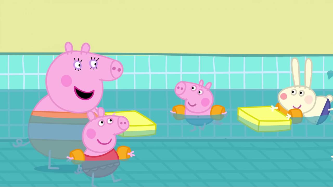 Peppa Pig Swimming Ytp Peppa Pig Goes Swimming At The Waterpark BZLU