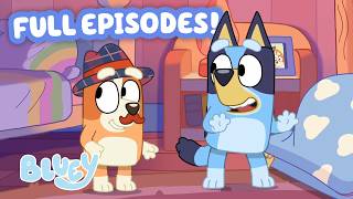 4 HOURS of FULL EPISODES 💙 🔴 Bluey and Bingo on the Run! 😯 🌟 | Bluey