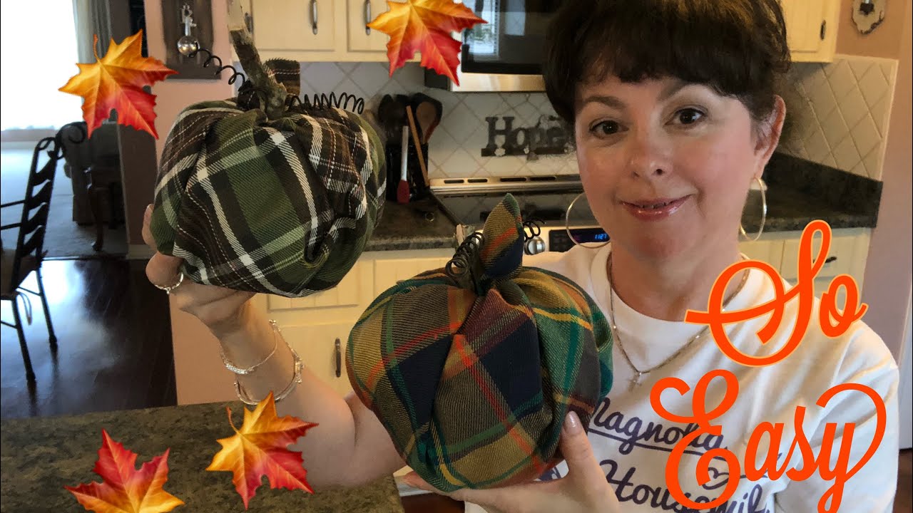 DIY Fall No Sew Pumpkins 2019