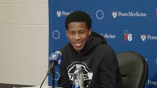 Sixers Vj Edgecombe Reacts To Joel Embiid & Paul George Return Postgame