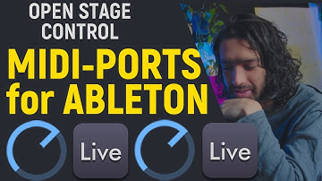 Midi-Ports Solution for Ableton and Open Stage Control
