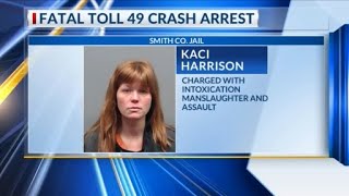 Woman charged with intoxication manslaughter in fatal Toll 49 crash