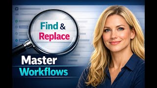 Celebrity Find and Replace in Workflows: Update tags, values, and text fast Wealth