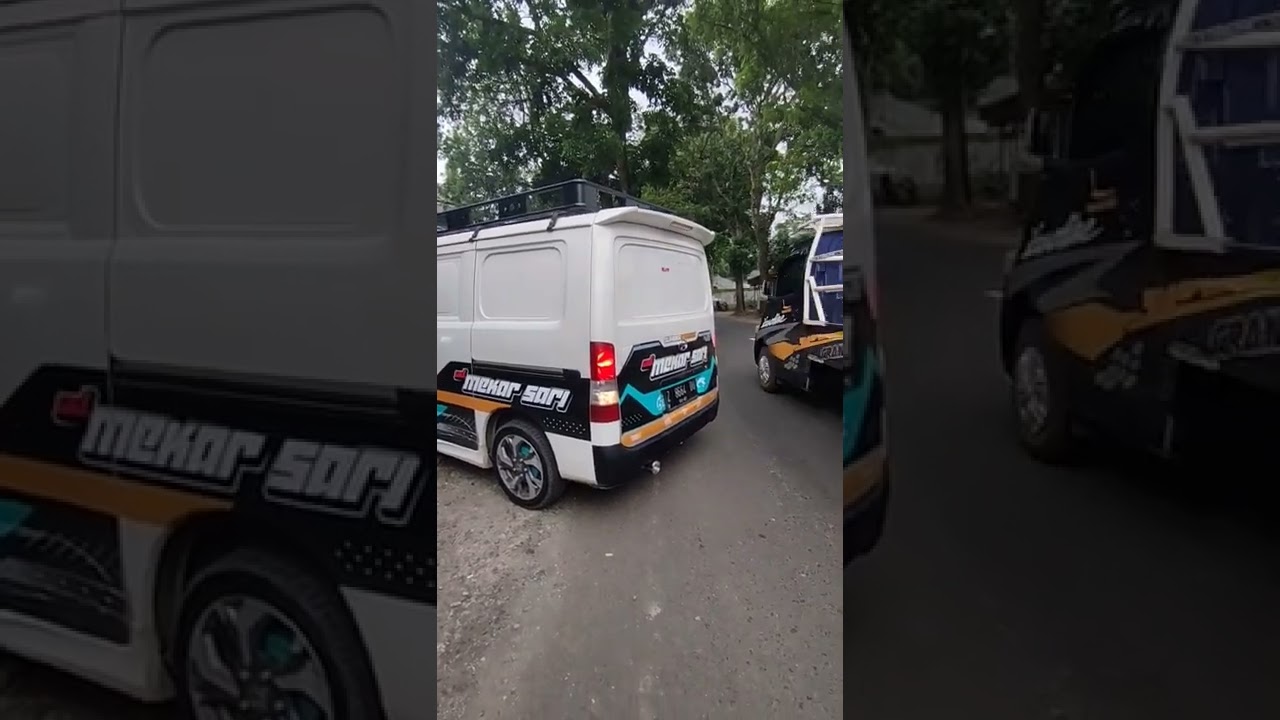 Daihatsu Granmax Blind Van pasang knalpot NDK type DK-03V3