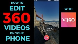 Tutorial: how to edit your 360 videos on your smartphone with the V360 app screenshot 4