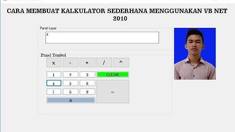 Tutorial Membuat Kalkulator dengan Visual Studio 2010.NET SCIENTIFIC