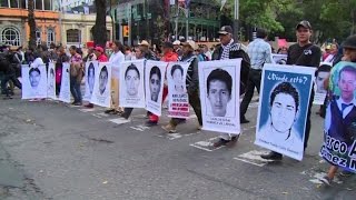 Families of 43 missing Mexican students protest