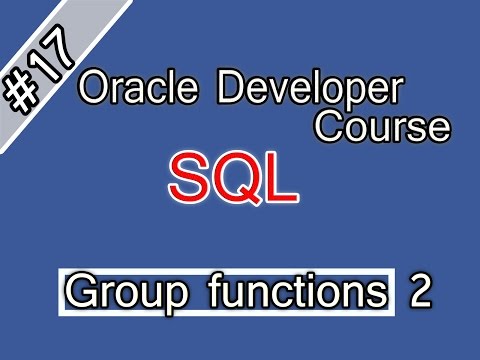 017- Oracle SQL  Arabic Course  Group functions 2  اوراكل ديفلوبر