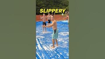 OH WAIT… IT’S SLIPPERY 😂