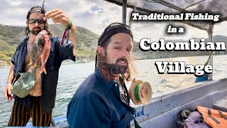 Traditional Fishing in a Colombian Village