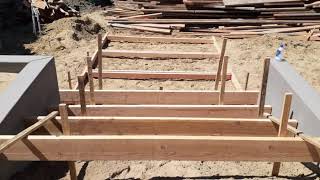 Veterans concrete,...progress @new steps & custom flatwork forms