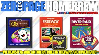 Qb (Special Edition), Freeway (Patch Earned!),  River Raid (Patch Earned!): Atari 2600 Homebrew