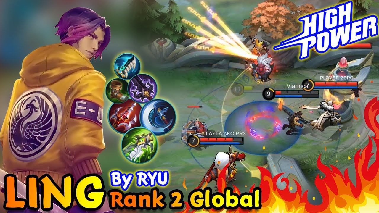 You Can't Escape! Best Build Ling 2021 | Gameplay Top Global Ling - Mobile Legends