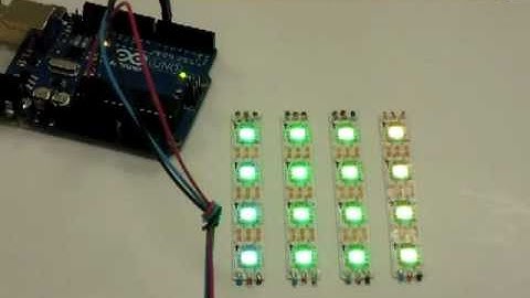 フルカラーシリアルLEDテープを光らせてみた