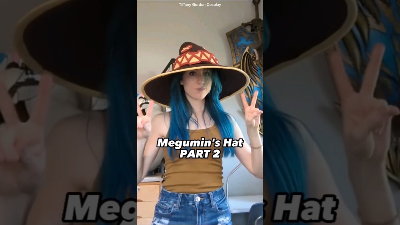 Making Megumin's Hat- Part 2 #cosplay #sewing #anime