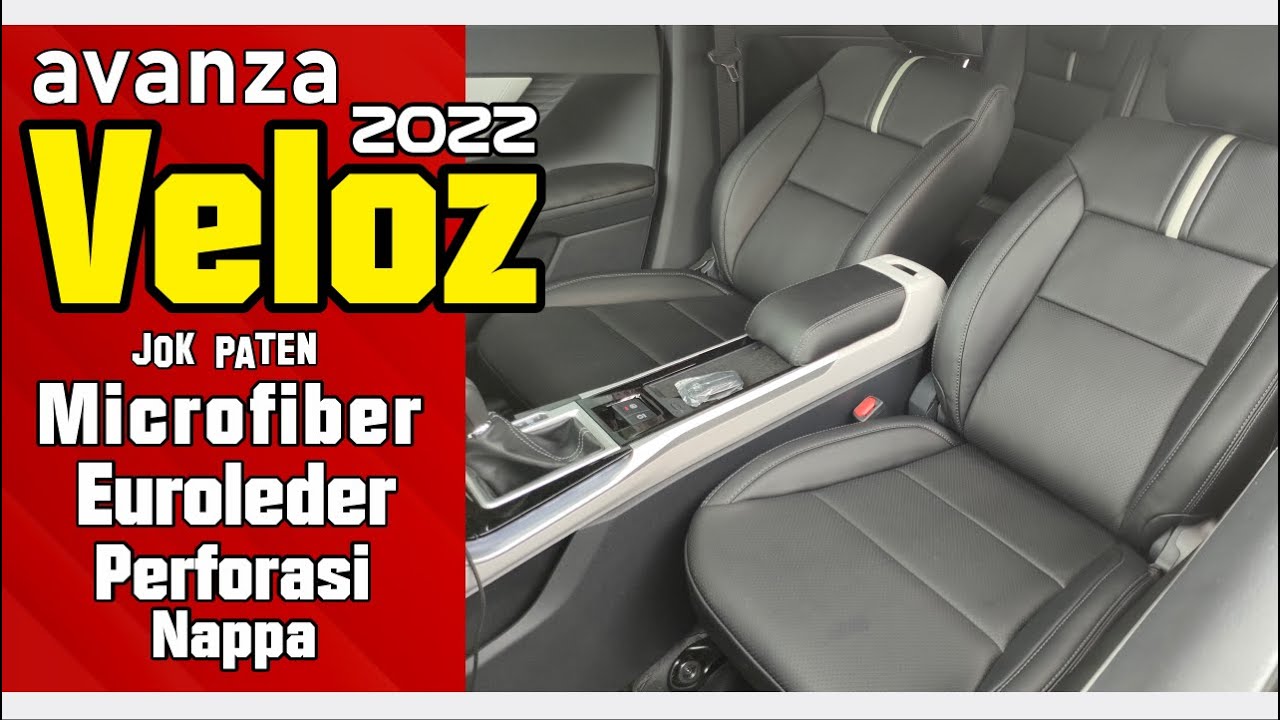AVANZA VELOZ JOK PATEN MICROFIBER EUROLEDER