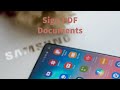 How To Sign PDF Documents on Samsung Galaxy Smartphones - Free and  Quick method