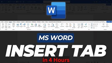 MS WORD INSERT TAB in URDU / HINDI