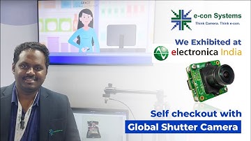 Self-Checkout Demo @ Electronica India 2022 | Global Shutter Camera by e-con Systems