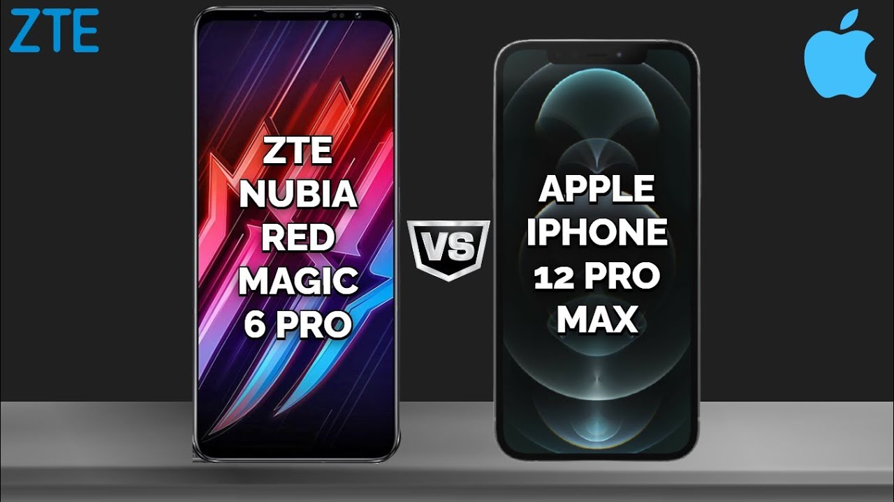 ZTE nubia Red Magic 6 Pro vs Apple iPhone 12 Pro Max | Full comparison