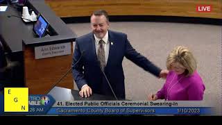 Pat Hume takes oath for Sacramento County Board of Supervisors District 5