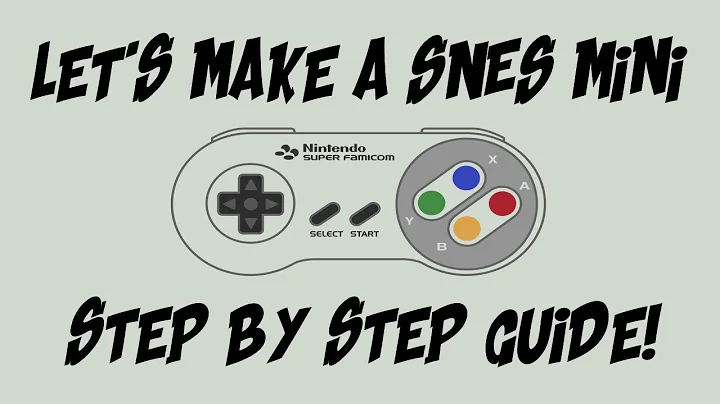 HOW TO BUILD A SNES MINI RETROPIE STEP BY STEP GUIDE