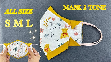 NEW DESIGN Face Mask HAWK STYLE 2 Tone All Size S M L | Best Fit & Very Cute Mask