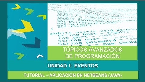 Unidad 1 Eventos - Tutorial
