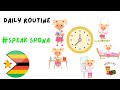 Daily routine in shona learnshona shona shonalanguage shonalessons learn