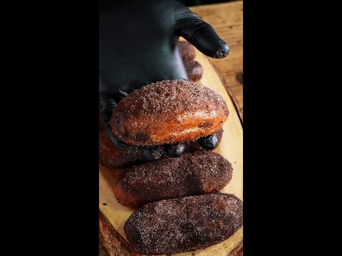 Deep-fried bread cocoa sugar 懐かしの揚げパン・ココアシュガー #shorts #cocoa #asmr