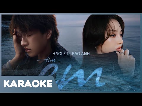 [KARAOKE] Tìm em - Hngle ft. Bảo Anh (CÓ BÈ)