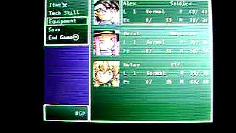 EasyRPG Running on Dingoo - Revision 886