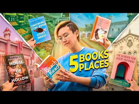 I read 5 books about different places in 5 different places 🏰 (Barcelona edition!)