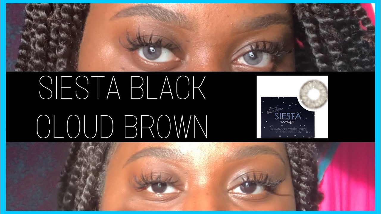 BEST CONTACT FOR DARK BROWN EYES|Cloud Brown|~ ColorCL Shop+ Review
