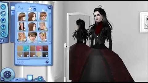 The sims 3 Create a Sim (CAS) Custom sim Female "Tutorial" [Gothic Sim] ♦³