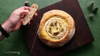 Patrick Ryans Sourdough Baked Brie with Rosemary & Garlic